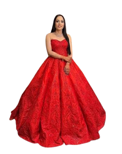 The Scarlet Royale Strapless Ball Gown