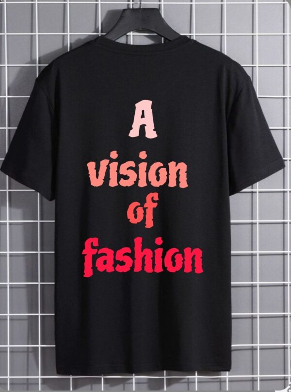 A Vision of Fashion" Gradient Graphic Tee