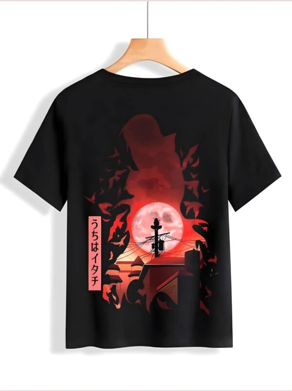 Itachi Uchiha "Crimson Moon" Graphic T-Shirt